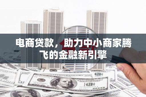 文昌电商贷款，助力中小商家腾飞的金融新引擎