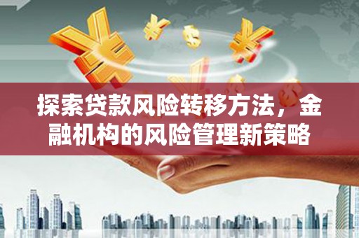 文昌探索贷款风险转移方法，金融机构的风险管理新策略