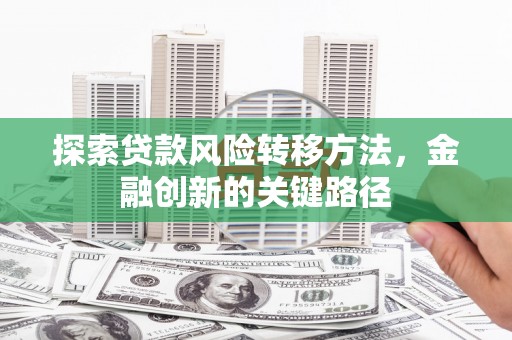 文昌探索贷款风险转移方法，金融创新的关键路径