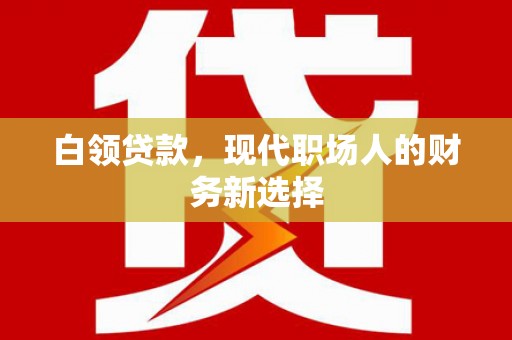 文昌白领贷款，现代职场人的财务新选择