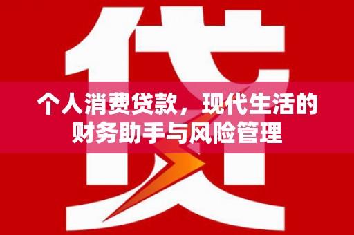 文昌个人消费贷款，现代生活的财务助手与风险管理