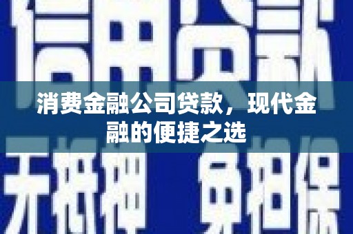 文昌消费金融公司贷款，现代金融的便捷之选