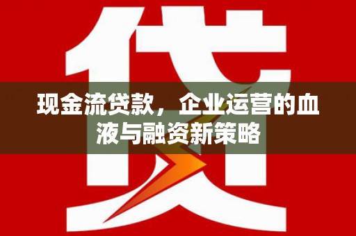 文昌现金流贷款，企业运营的血液与融资新策略