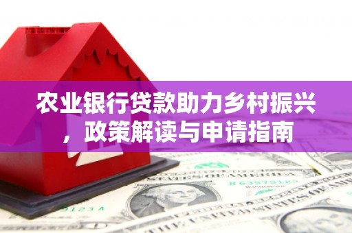 文昌农业银行贷款助力乡村振兴，政策解读与申请指南