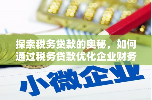 文昌探索税务贷款的奥秘，如何通过税务贷款优化企业财务