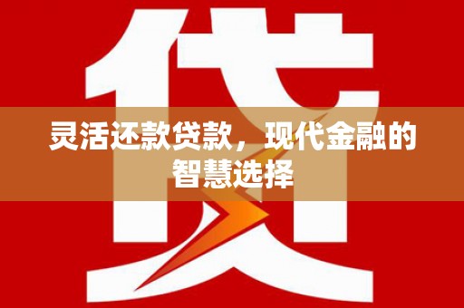 文昌灵活还款贷款，现代金融的智慧选择