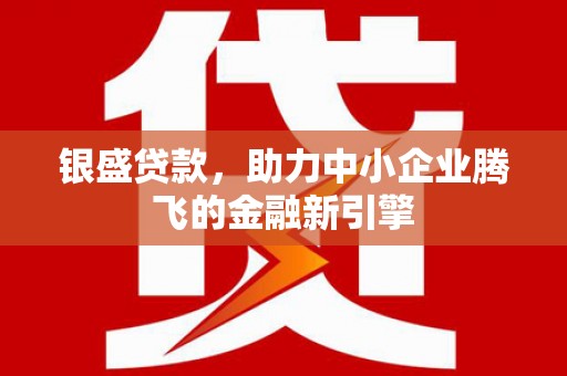 文昌银盛贷款，助力中小企业腾飞的金融新引擎
