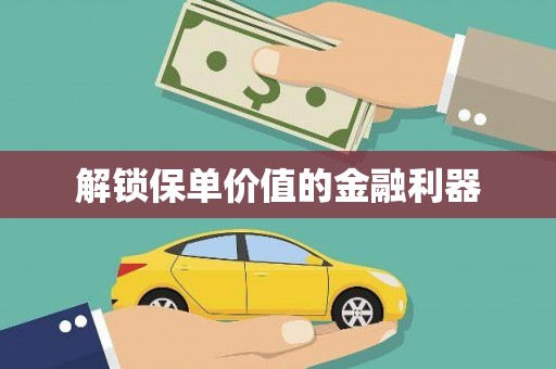 文昌解锁保单价值的金融利器