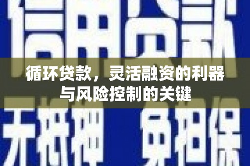 文昌循环贷款，灵活融资的利器与风险控制的关键