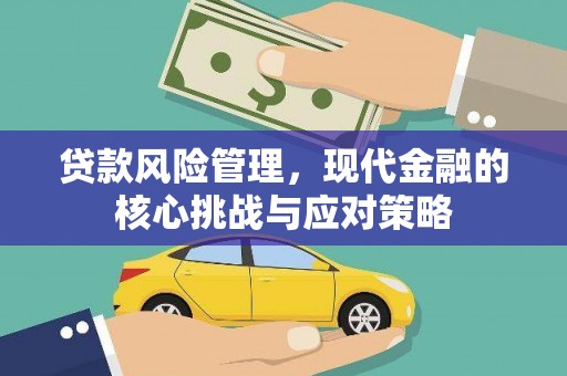 文昌贷款风险管理，现代金融的核心挑战与应对策略