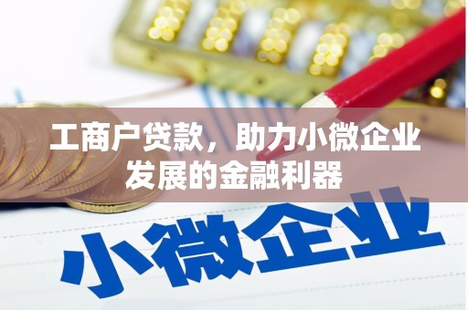 文昌工商户贷款，助力小微企业发展的金融利器