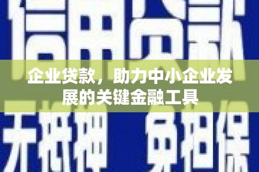 文昌企业贷款，助力中小企业发展的关键金融工具
