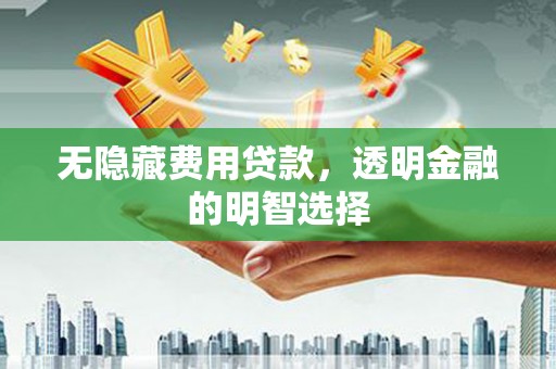 文昌无隐藏费用贷款，透明金融的明智选择