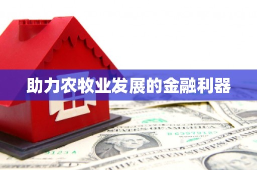 文昌助力农牧业发展的金融利器