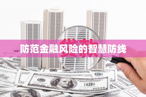 文昌防范金融风险的智慧防线