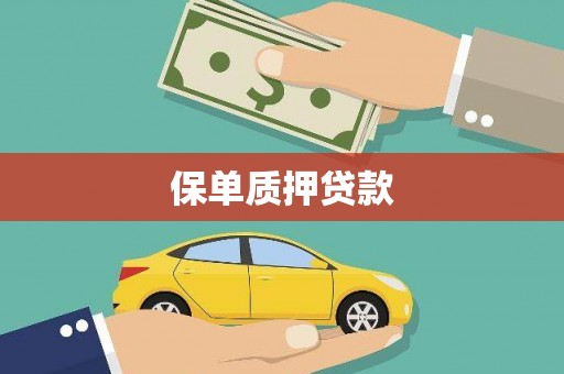 文昌保单质押贷款